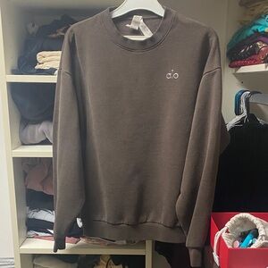 ALO Yoga Brown Sweatshirt